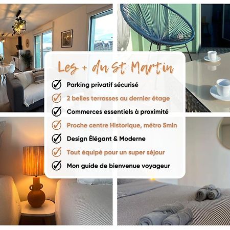 Les Terrasses De Saint Martin Apartment Rennes Ngoại thất bức ảnh