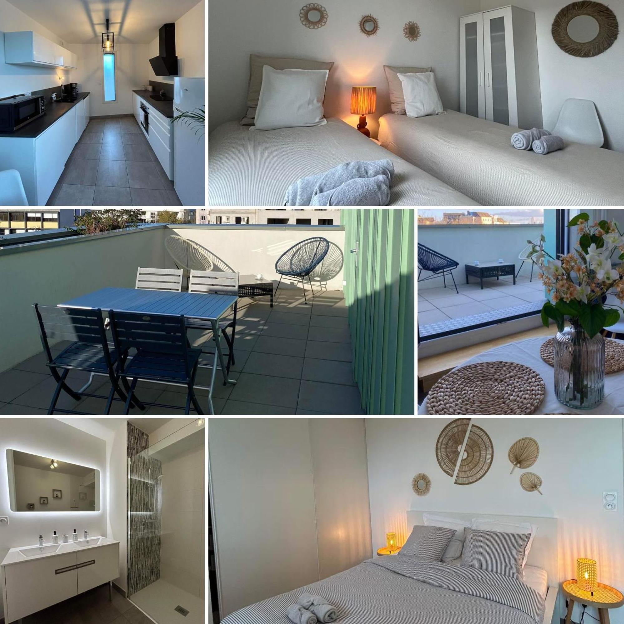 Les Terrasses De Saint Martin Apartment Rennes Ngoại thất bức ảnh