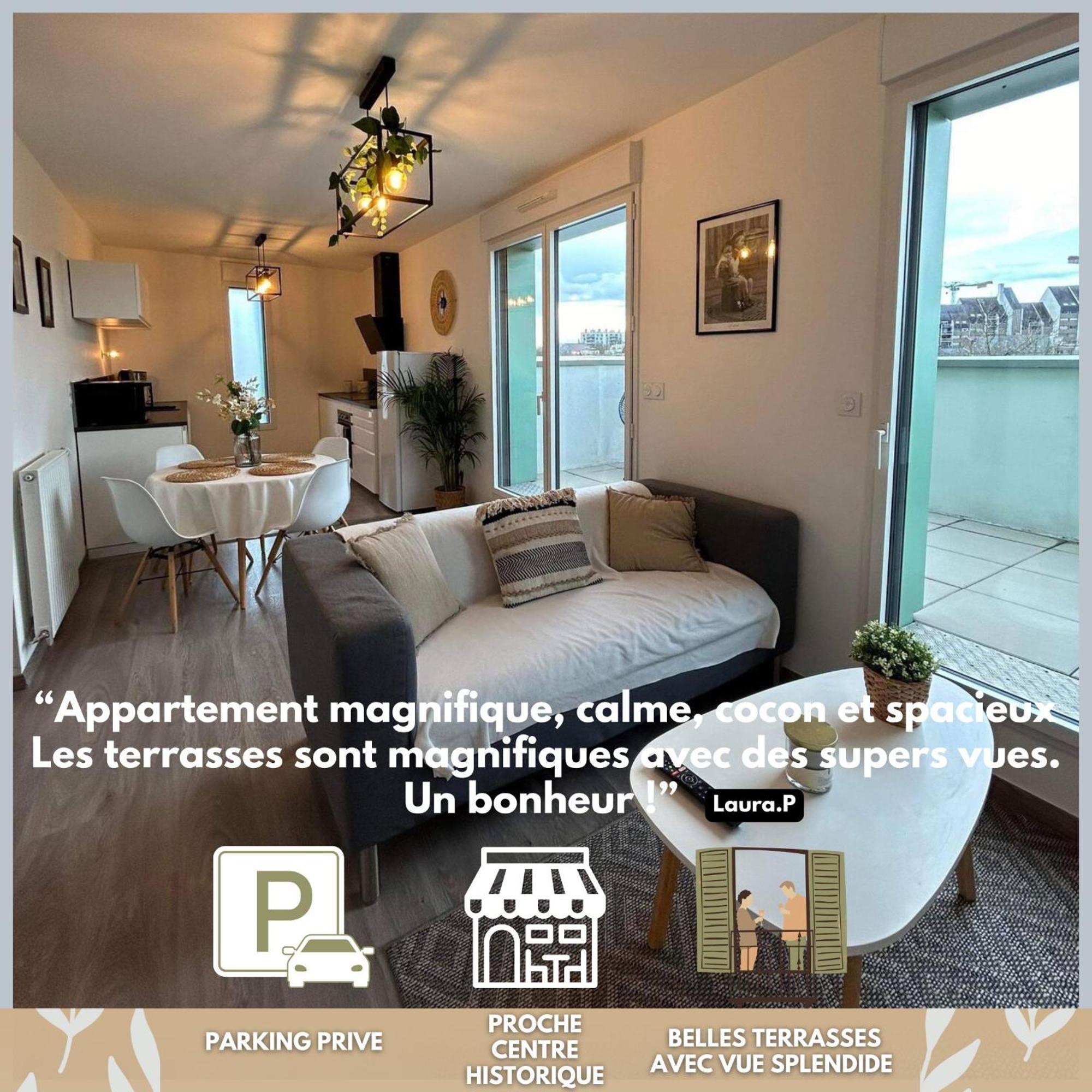 Les Terrasses De Saint Martin Apartment Rennes Ngoại thất bức ảnh